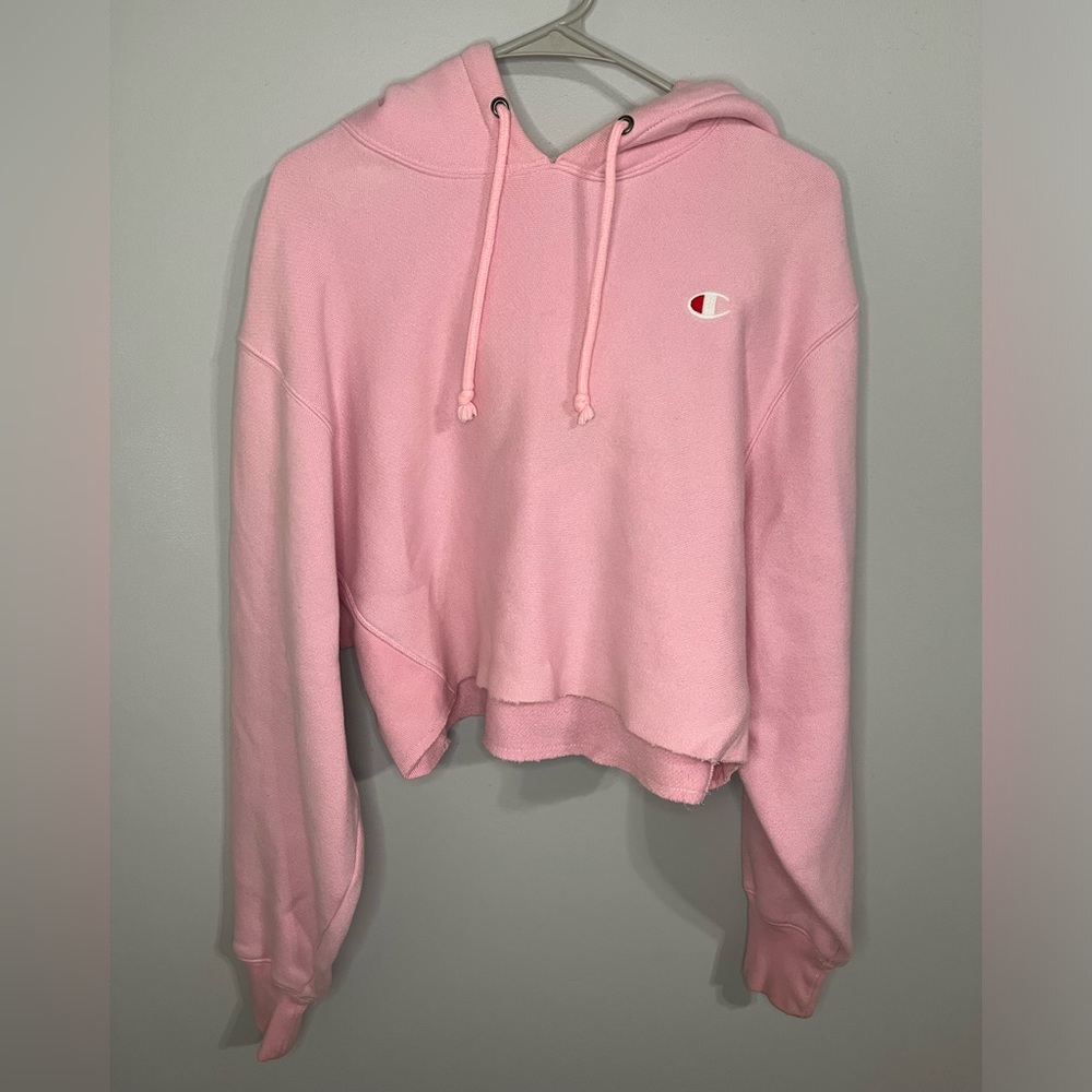 Champion cropped hoodie